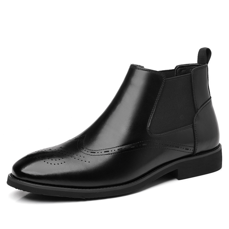 Fashion British Vintage Fleece-lined Boots For Men - Image 6