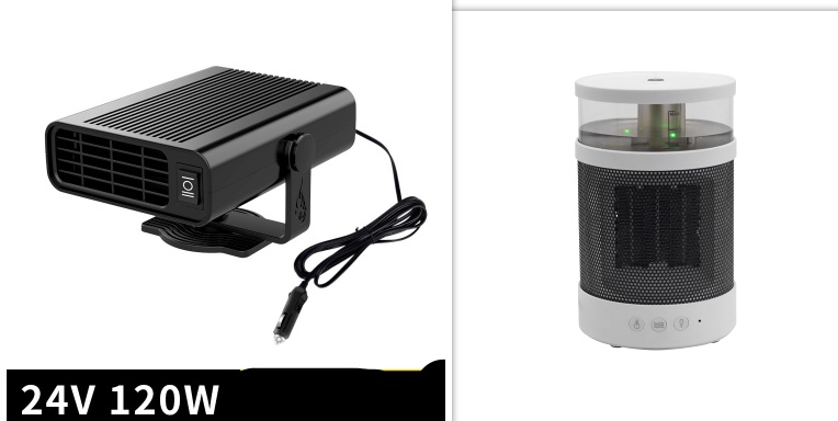 Universal Car Defrost Heater Window Mist Remover 12V24V Heating And Cooling Accessories Fan - Image 8