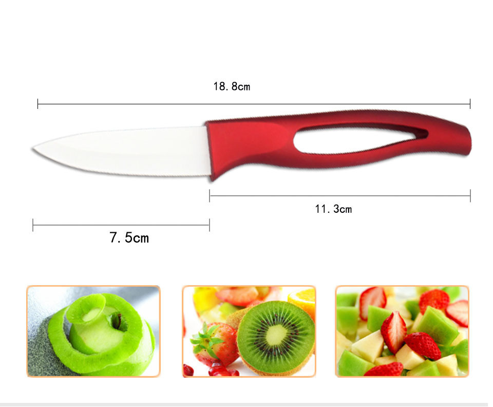 3456 Inch Hollow Handle Ceramic Knife Set — изображение 6