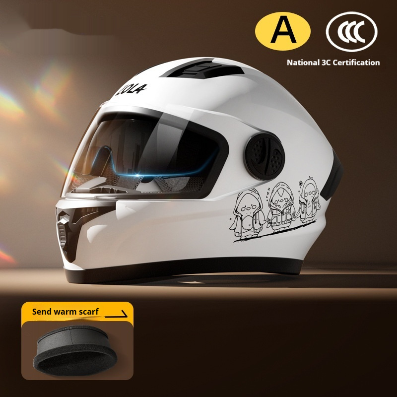 Motorcycle Helmet Warm Anti-fog Double Mirror - Image 8