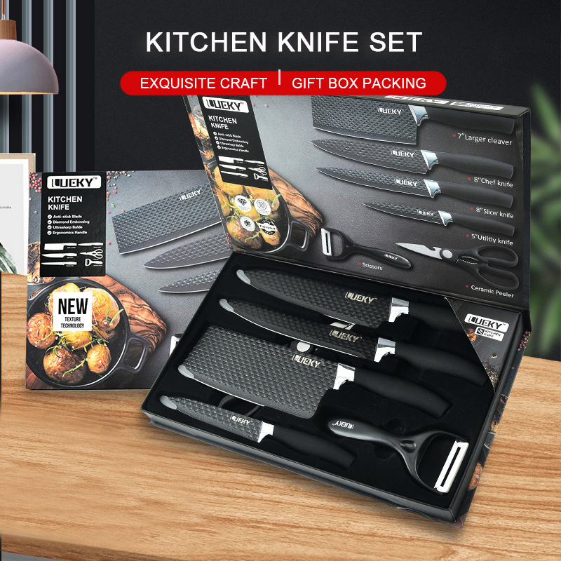 Household Knives Set Kitchen Combination Kitchenware — изображение 10