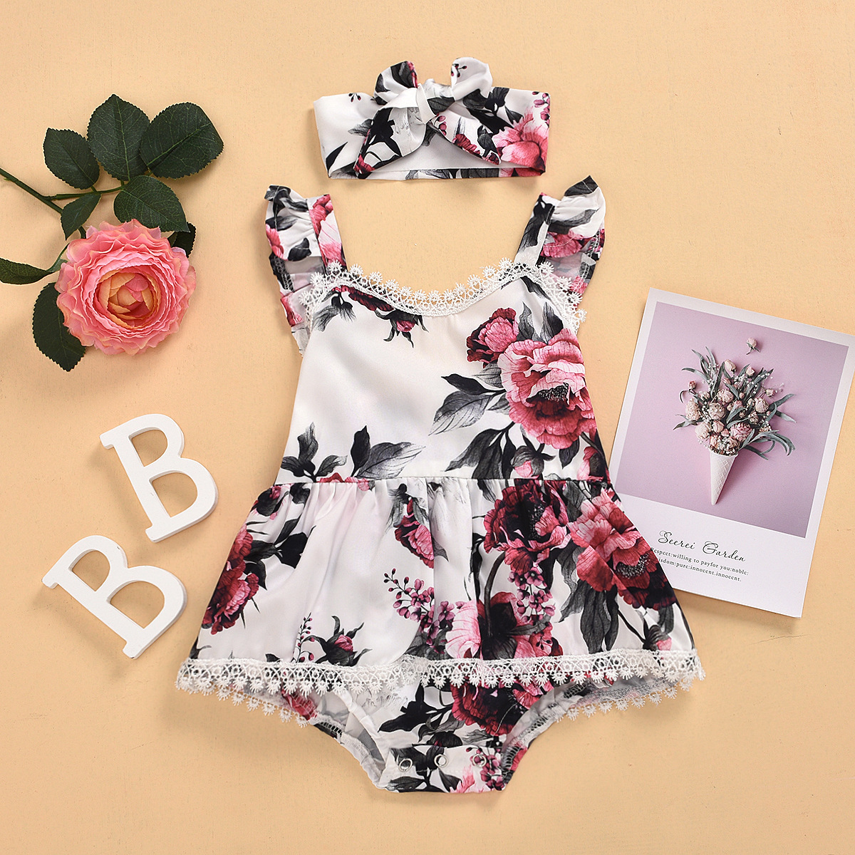Baby print jumpsuit – Bild 4
