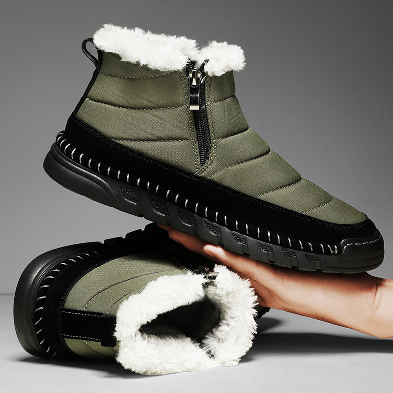 Plus Size Snow Boots Men's Outdoor Thickened Warm - Image 2