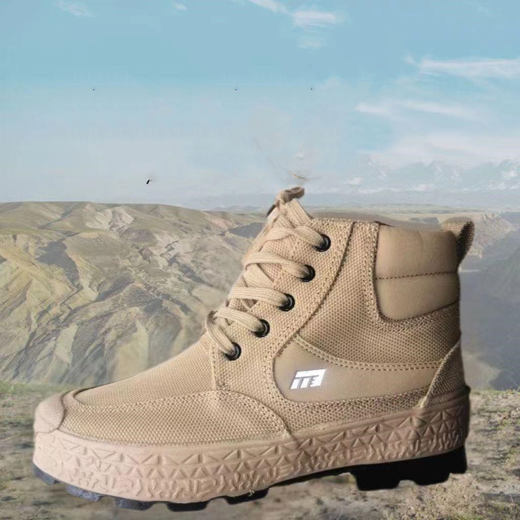 Men's Non-slip Labor Protection Canvas Wear-resisting Casual Rubber Shoes - Image 5