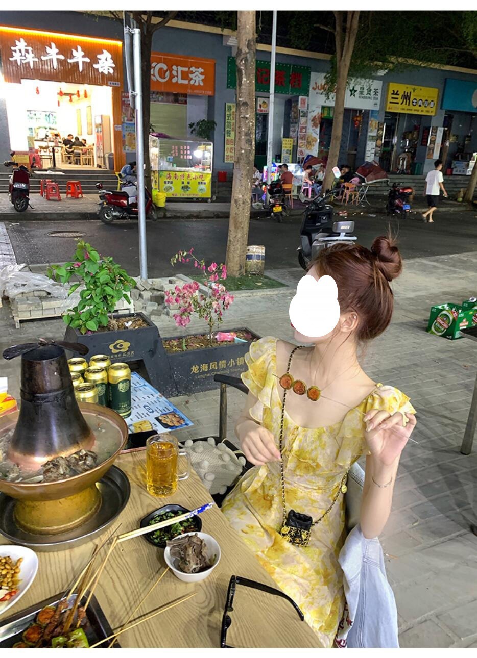 Female Spring And Autumn Beach Vacation Summer Short Sleeve Skirt — изображение 2