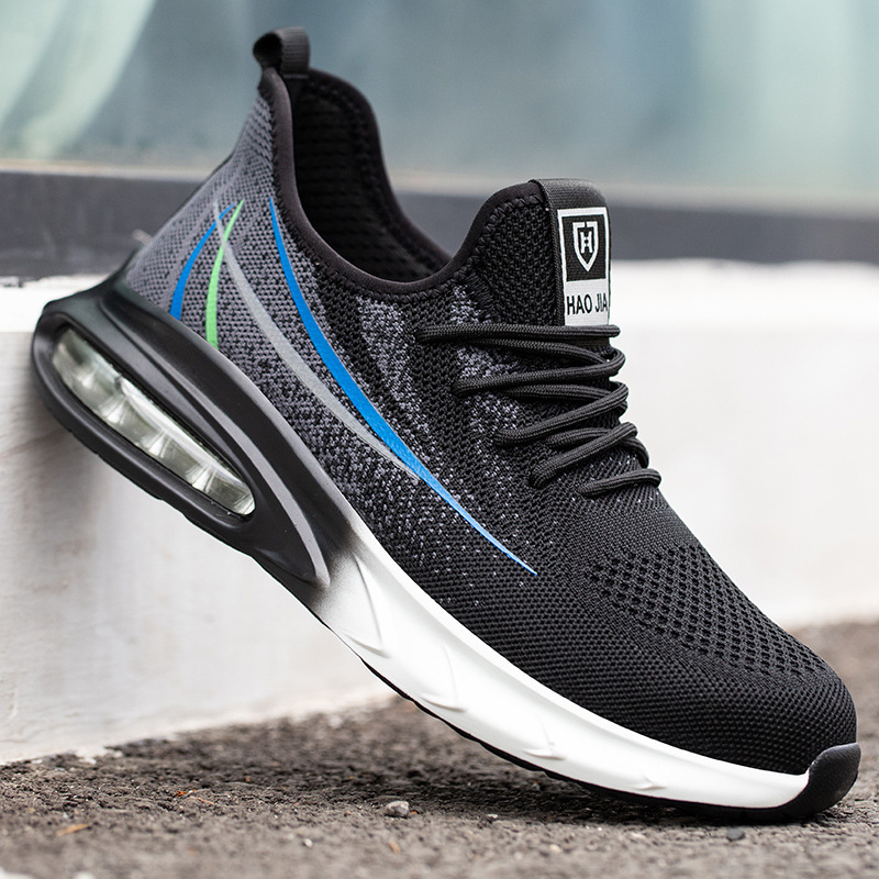 Construction Site Fly-woven Mesh Light Safety Protective Shoes – Bild 2