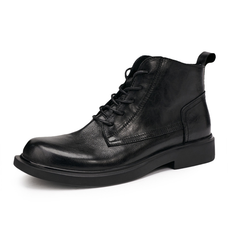 Genuine Leather Fashion Martin Boots For Men — изображение 5