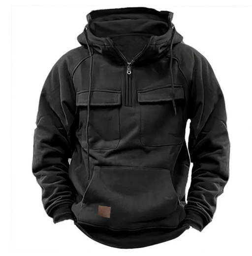 Men's Zip-up Hoodies Sweatshirt With Drawstring And Pocket Design Fashion Casual Sports Sweatshirt - Image 9