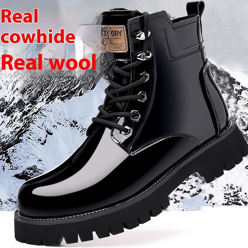 Fall Winter Martin Boots Men's Platform Mid-top - Image 2