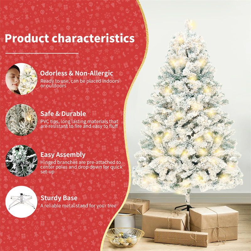 Christmas Tree PVC Artificial Snow Christmas Tree Mall Window Decoration Tree Cedar Christmas Tree Christmas Decoration Supplies – Bild 2