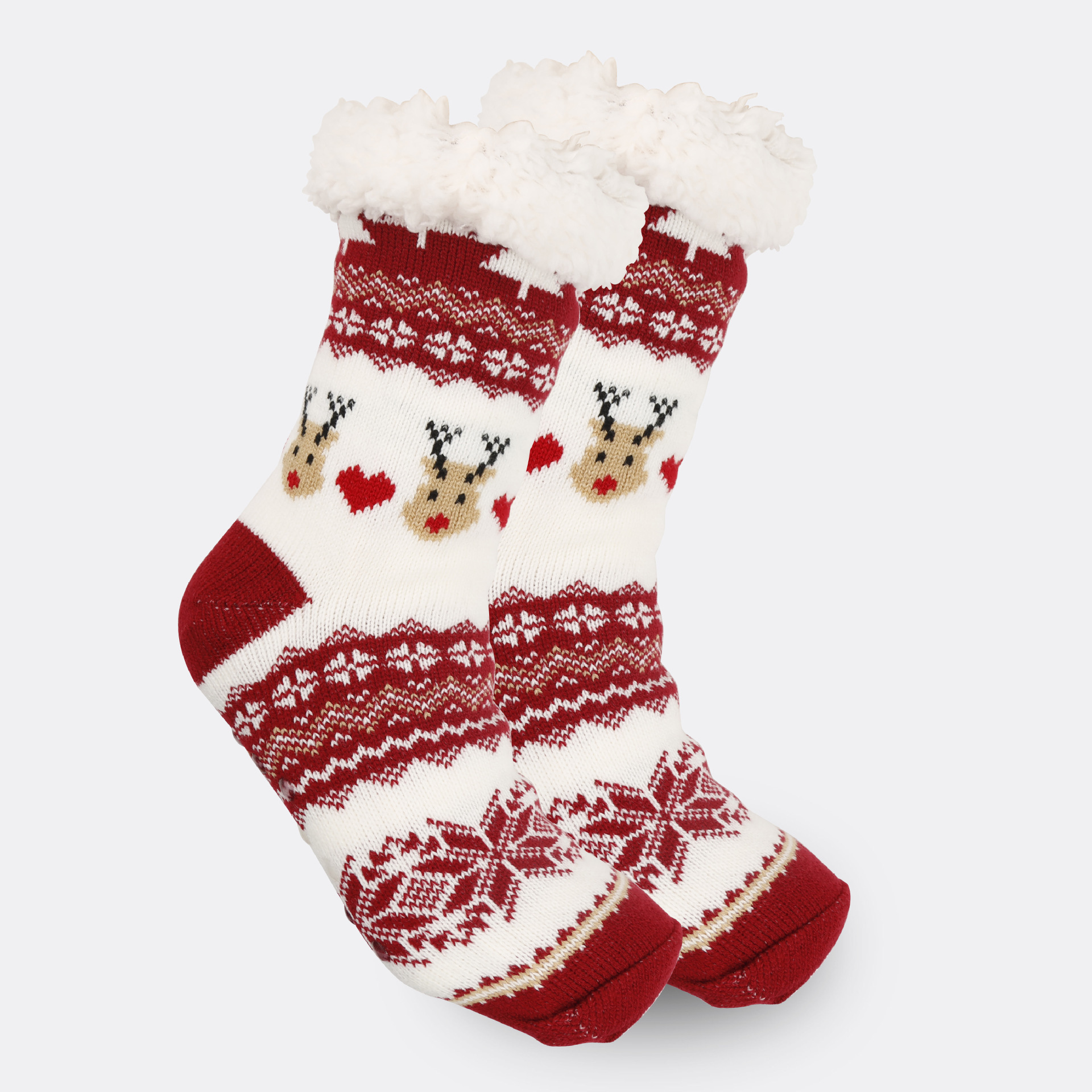 Christmas Women's Thickened Fleece-lined Room Socks - Image 2