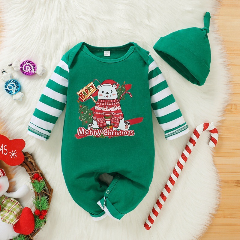 Cross Border Autumn And Winter Christmas Baby Jumpsuit — изображение 9