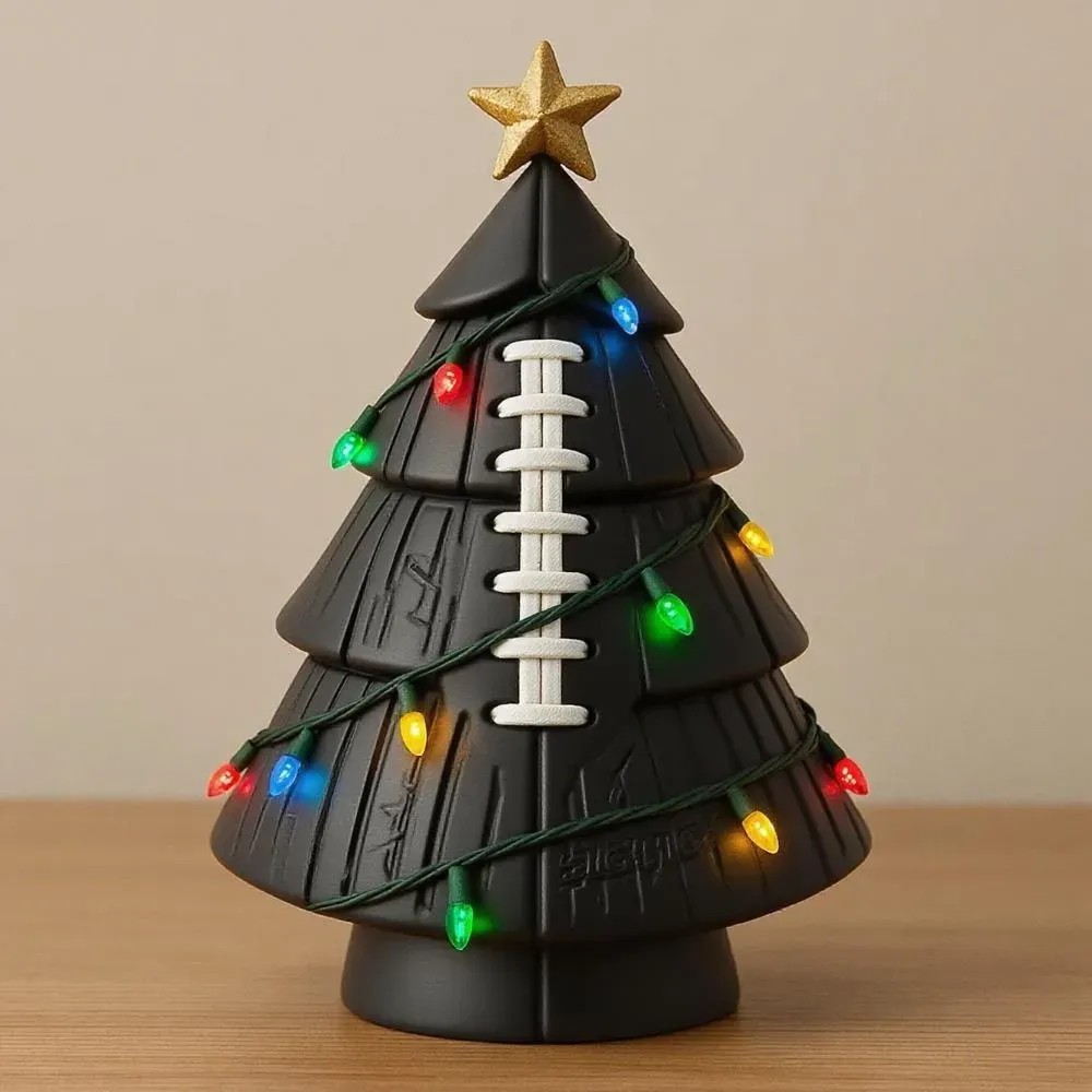 Christmas Decoration Football Christmas Tree — изображение 3