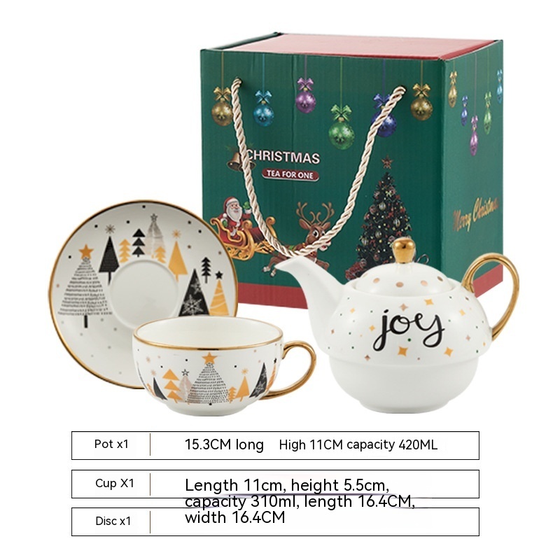 Ins Christmas Ceramic Cup Dish Kitchen Gadgets - Image 3