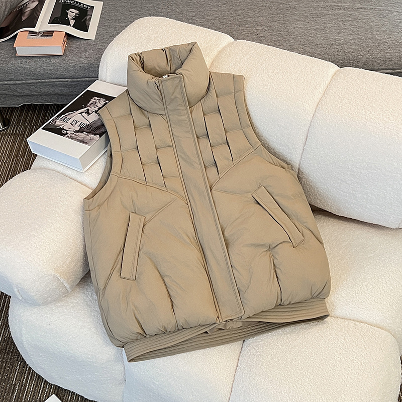 Loose Casual Stand Collar Waistcoat Fashion Vest