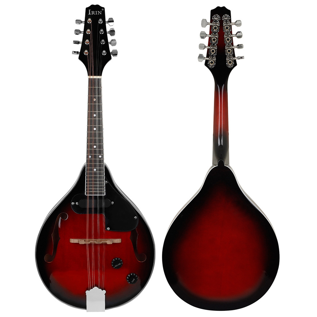Red Black Edge Electric Sound Mandolin Guitar Eight Strings Piano - Image 6