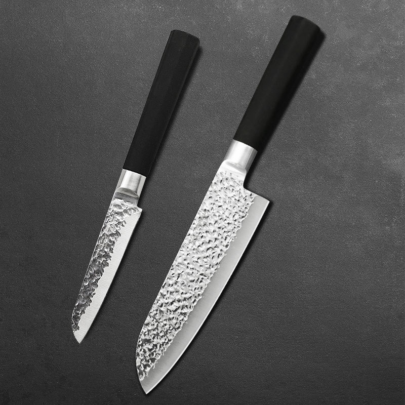 Rubber non-slip handle kitchen chef knives – Bild 2