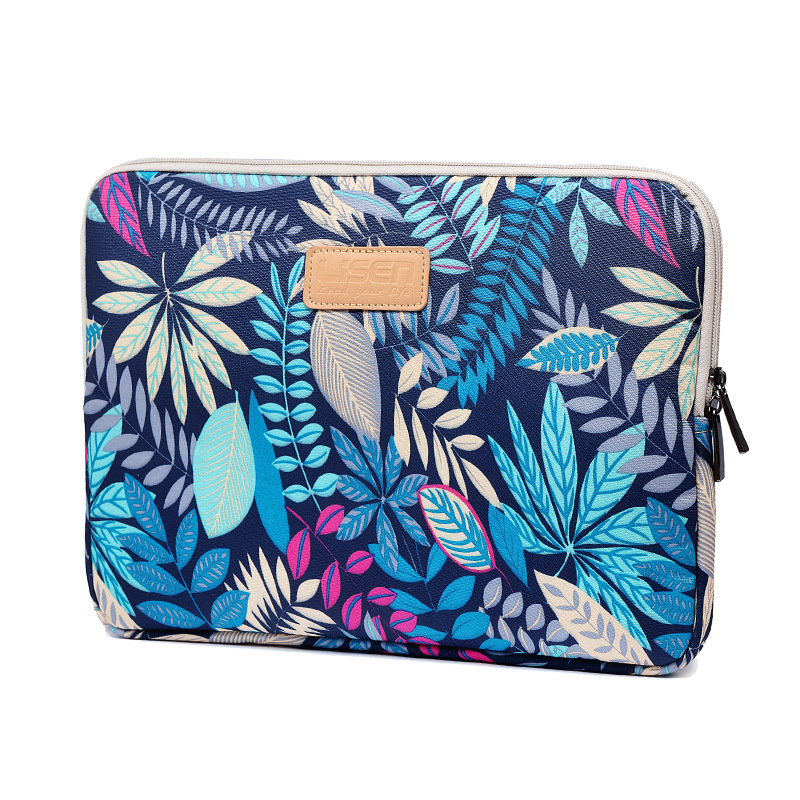 LISEN Colorful Leaf Notebook Sleeve Bag Inch 15.6 Inch Computer Bag - Image 8