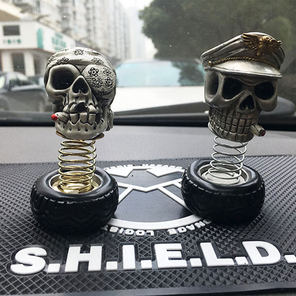 Car Skull Personality Interior Decoration Halloween Day Ornament For Car Goods Car Interior Accessories Decoration - Image 7