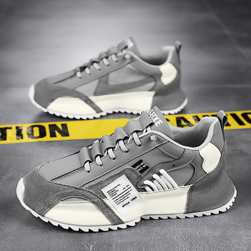 Breathable Casual Versatile Sneaker Men's Work Driving Work Platform Dad Shoes — изображение 4