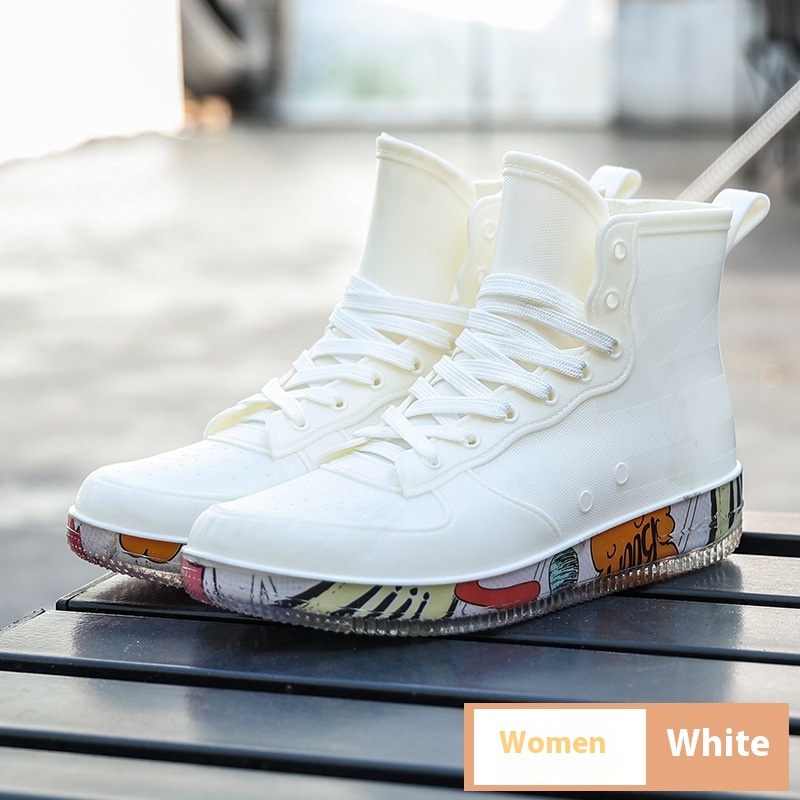 Low-top Couple Rain Boots Short Non-slip Men's And Women's Rain Boots - Image 7