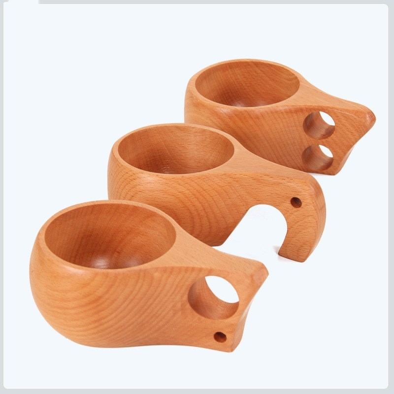 Beech Cup Coffee Cup Finland Kuksa Wooden Cup — изображение 3