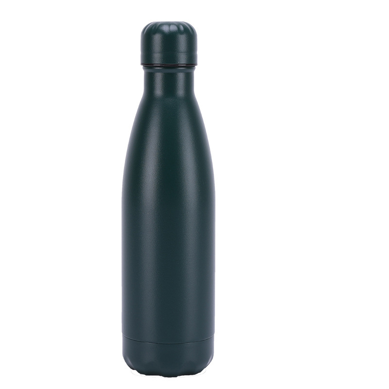 Insulated Stainless Steel Water Bottle Mug Rubber Painted Surface Vacuum Flask Coffee Cup Bottle - Image 8