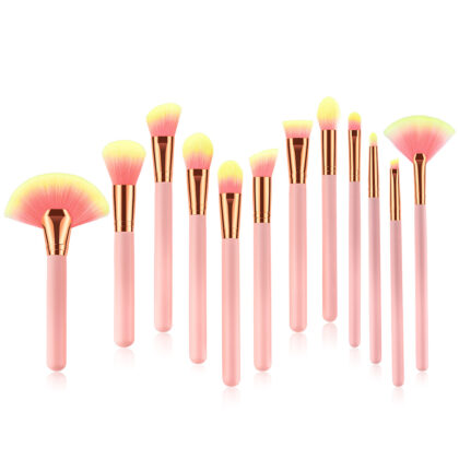 12pcs beauty makeup brushes