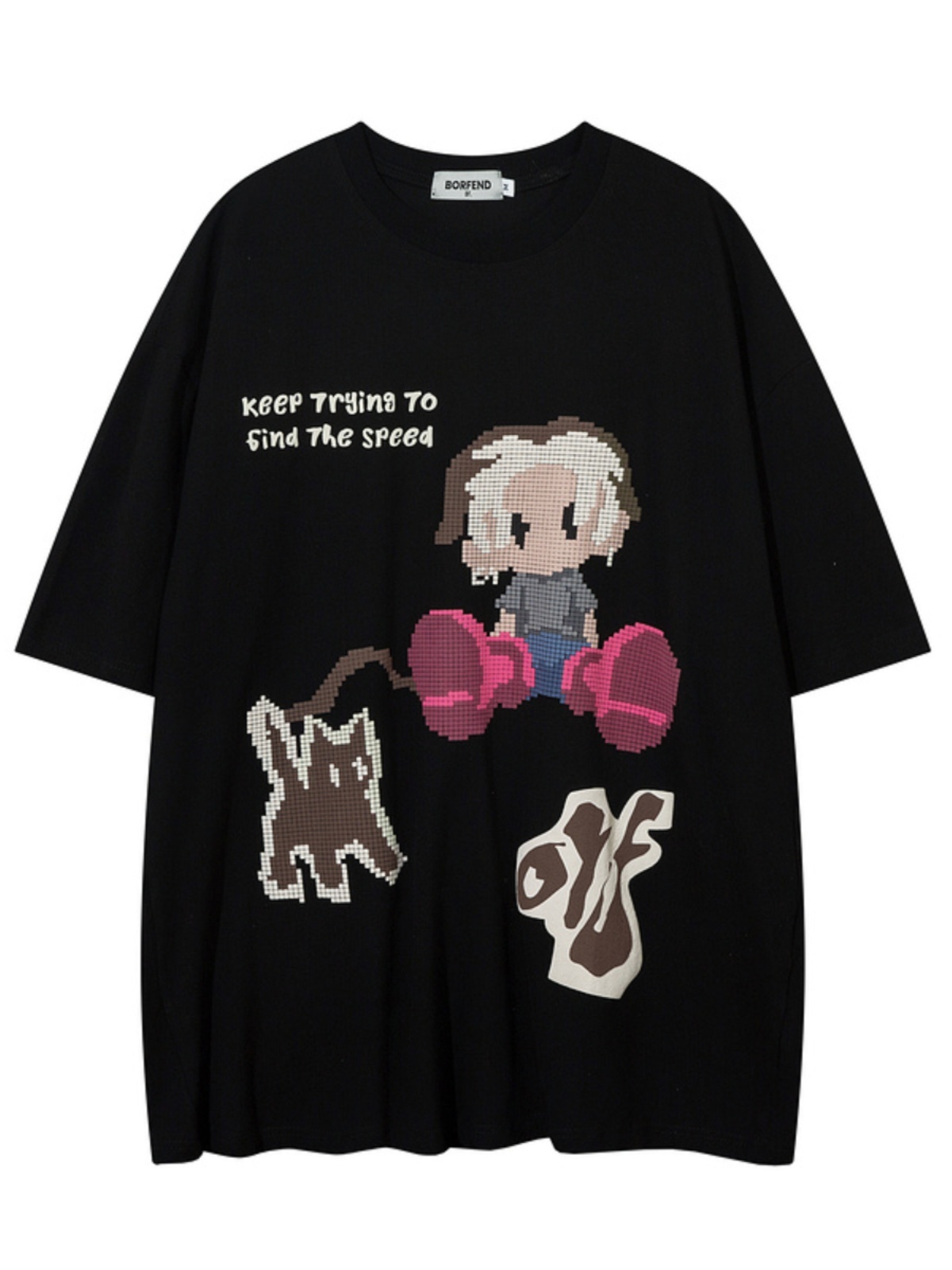 Cute American Cartoon Printed T-shirt — изображение 2