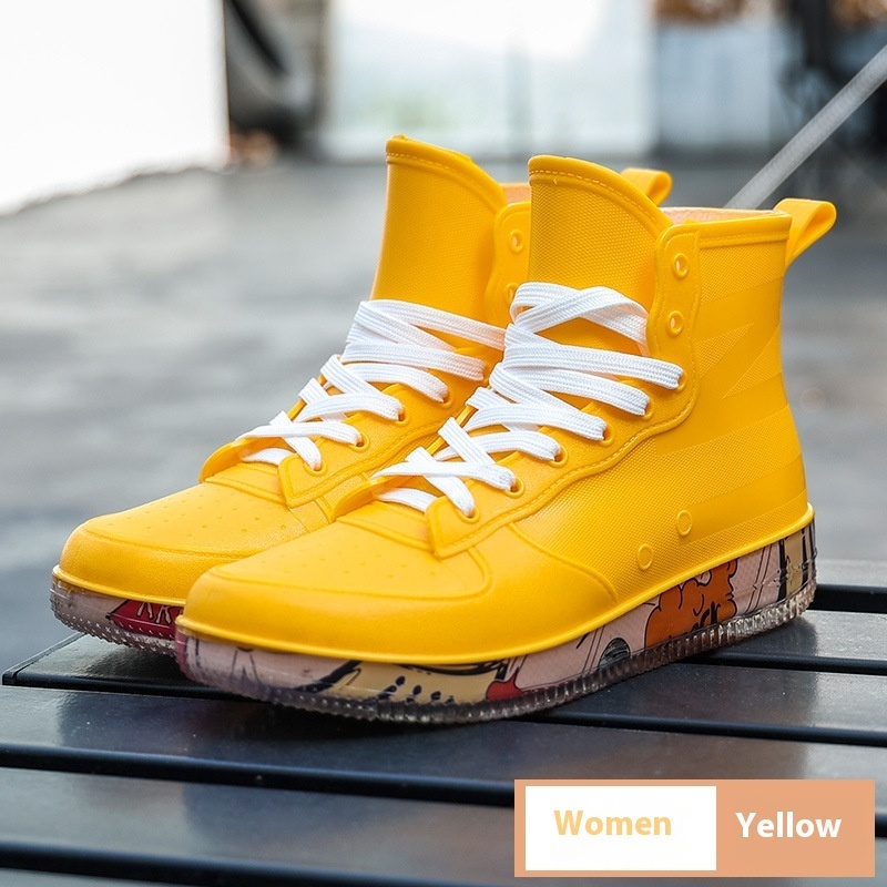 Low-top Couple Rain Boots Short Non-slip Men's And Women's Rain Boots - Image 8