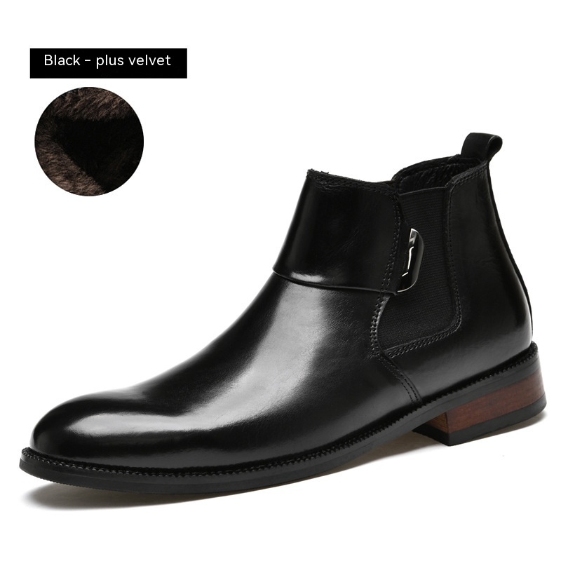 British Style Retro Chelsea Boots Men's Shoes — изображение 4