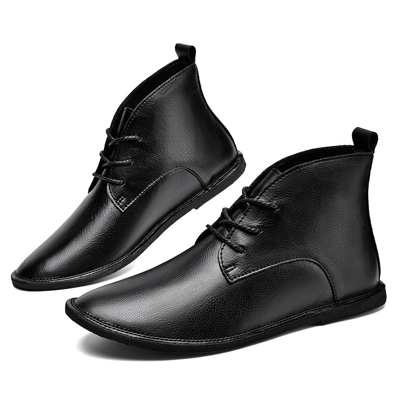 Genuine Leather Martin Vintage Fashion Leather Boots British Wild Soft Bottom Boots - Image 2