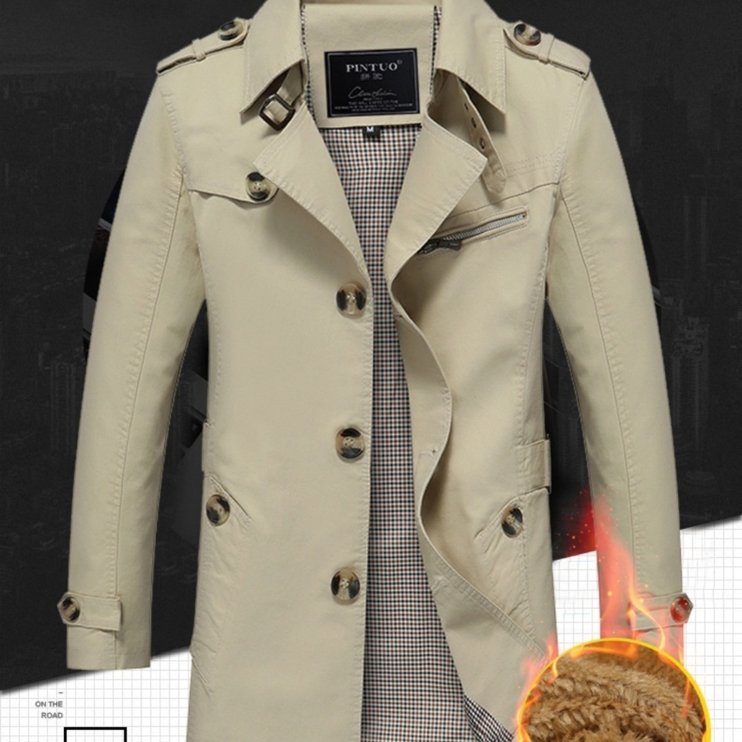 Casual Black Slim Fit Cotton Side Seam Sidekick Single-breasted Jacket - Image 6