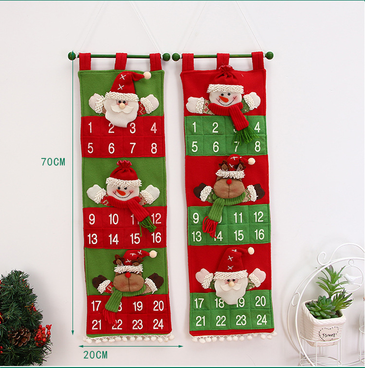 Christmas calendar storage hanging bag – Bild 3