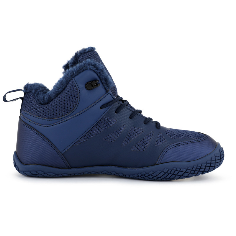 Outdoors Breathable Five-finger Couple Cotton-padded Shoes With Velvet Snow Boots - Image 4