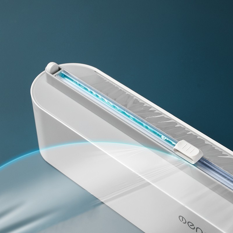 Upgraded Plastic Sharp Cutter Fixing Foil Cling Film Wrap Dispenser Fixed Refrigerator Storage Holder Kitchen Tool Accessories – Bild 3