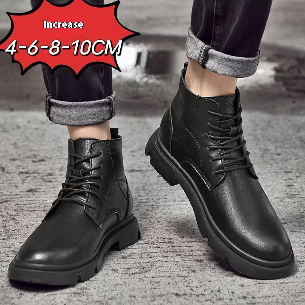Martin Boots Men's Autumn Elevator Shoes 10cm Breathable - Image 4