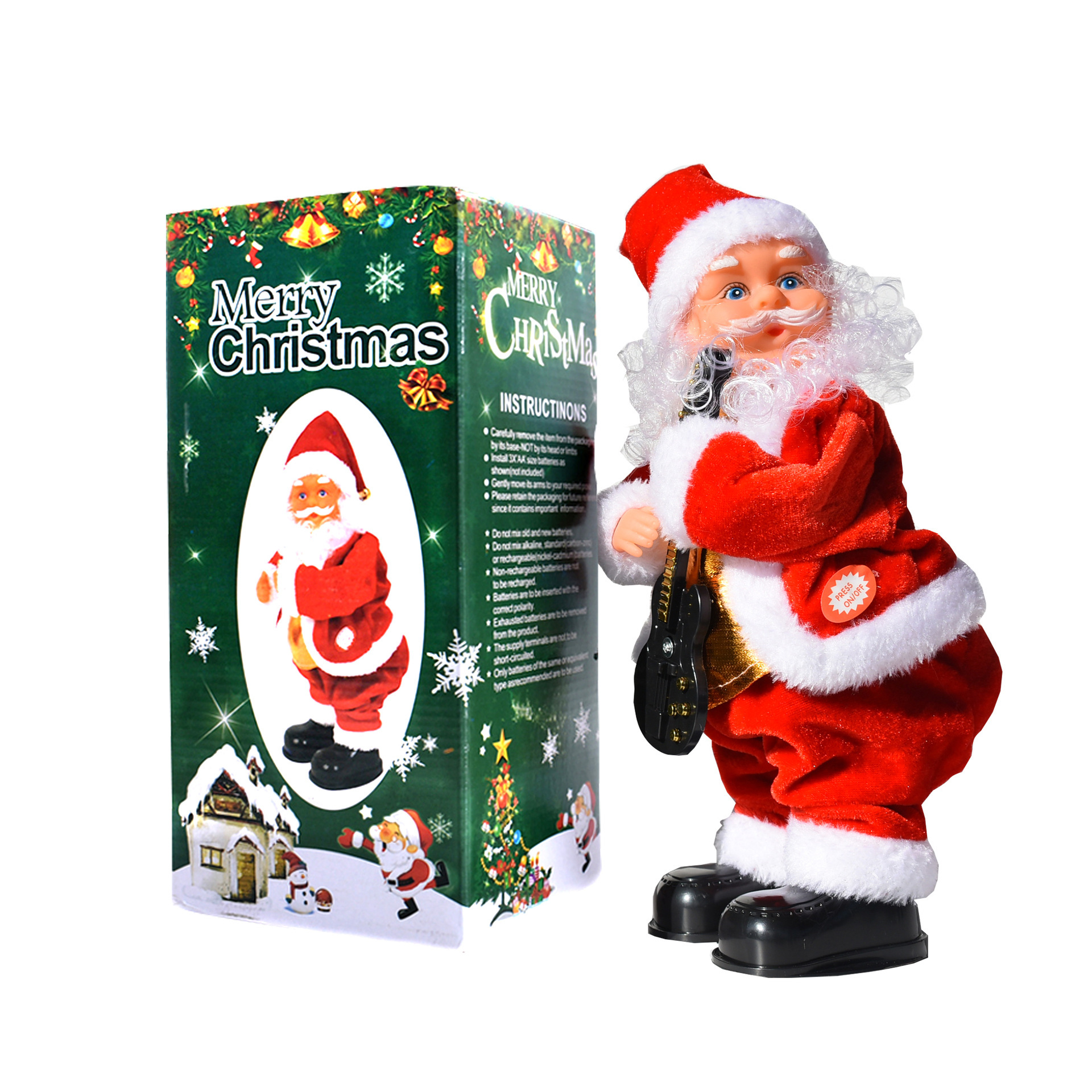 Shaking hip music Santa electric Christmas ornament - Image 4