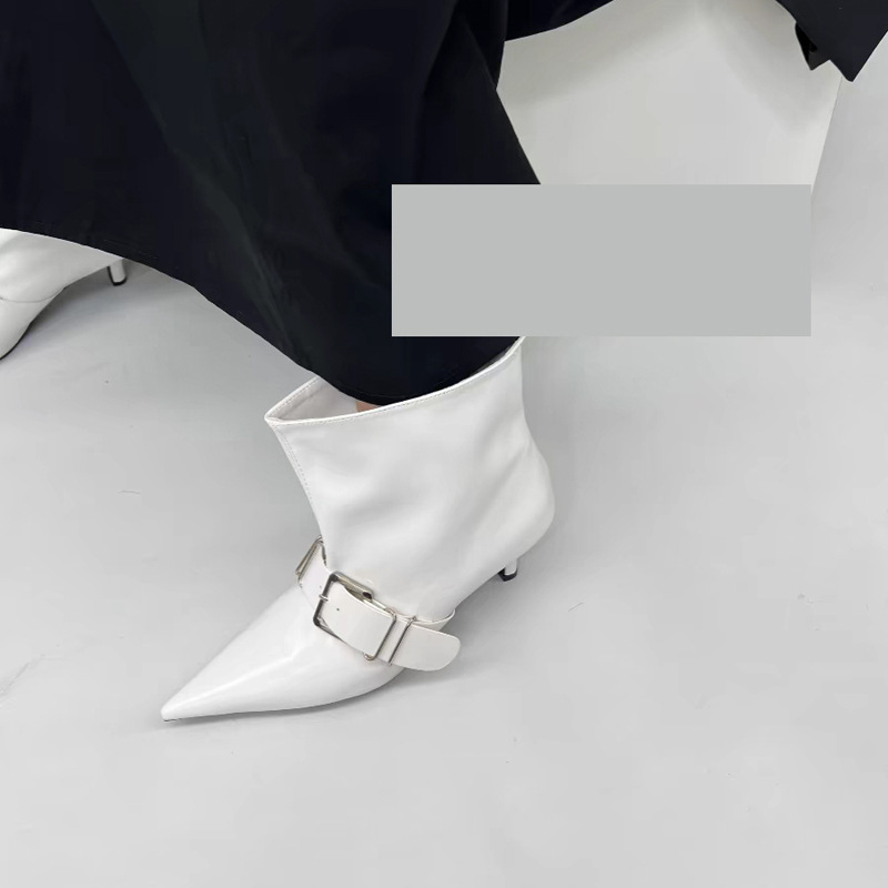 High Heel Pointed Ankle Boots Female Hot Girl Style - Image 6