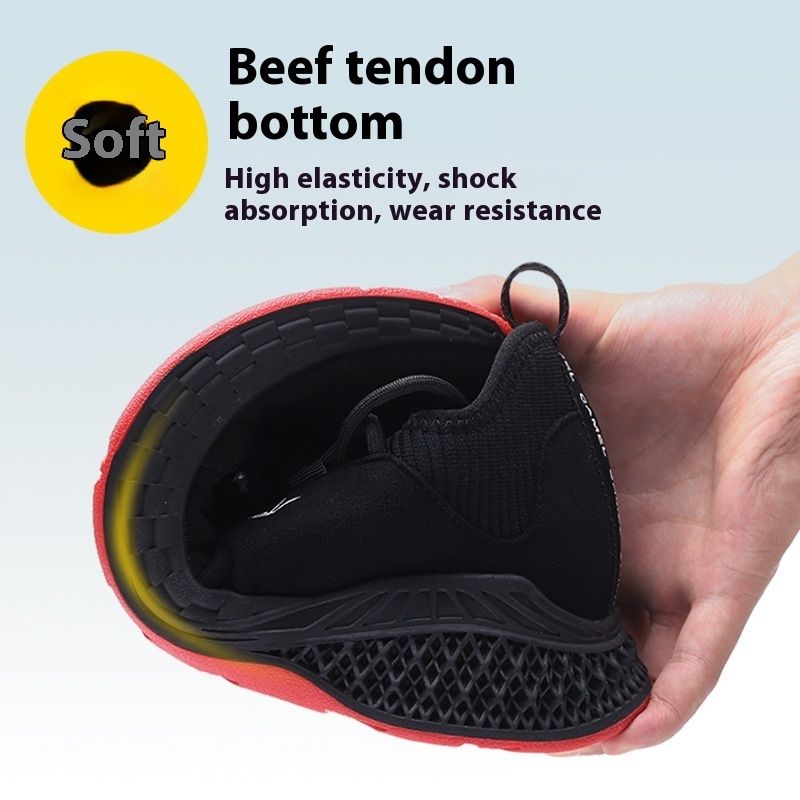 Labor Protection Shoes Anti-smashing And Anti-stab Safety Shoes Non-slip Comfortable Comfortable Protective Footwear Work Shoes - Image 6