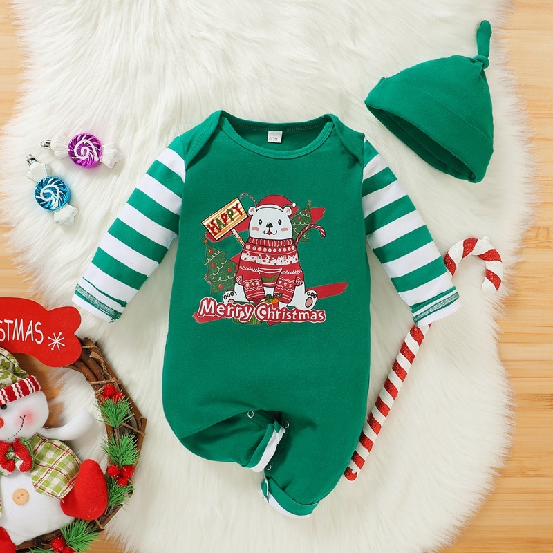 Cross Border Autumn And Winter Christmas Baby Jumpsuit — изображение 7