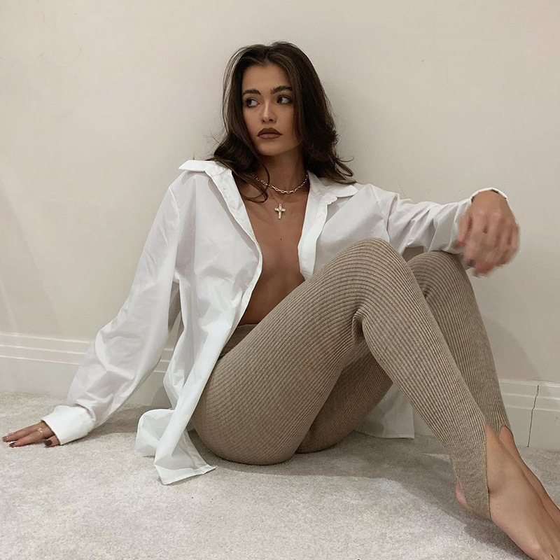 Women's Yoga Pants Step-on Tights – Bild 3