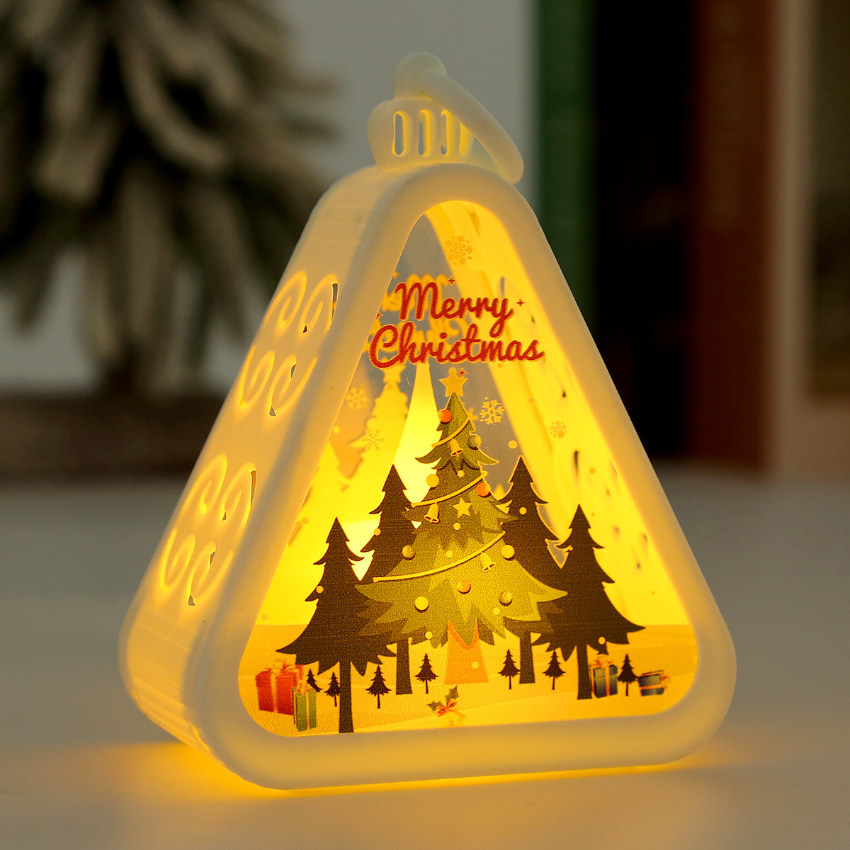 Christmas Decorations Retro Electric Candle Lamp Luminous Ornaments — изображение 9