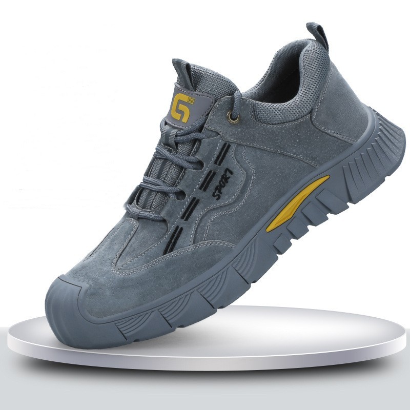 Anti-smash And Anti-puncture Steel Baothead Comfortable Soft Soled Safety Shoes - Image 6