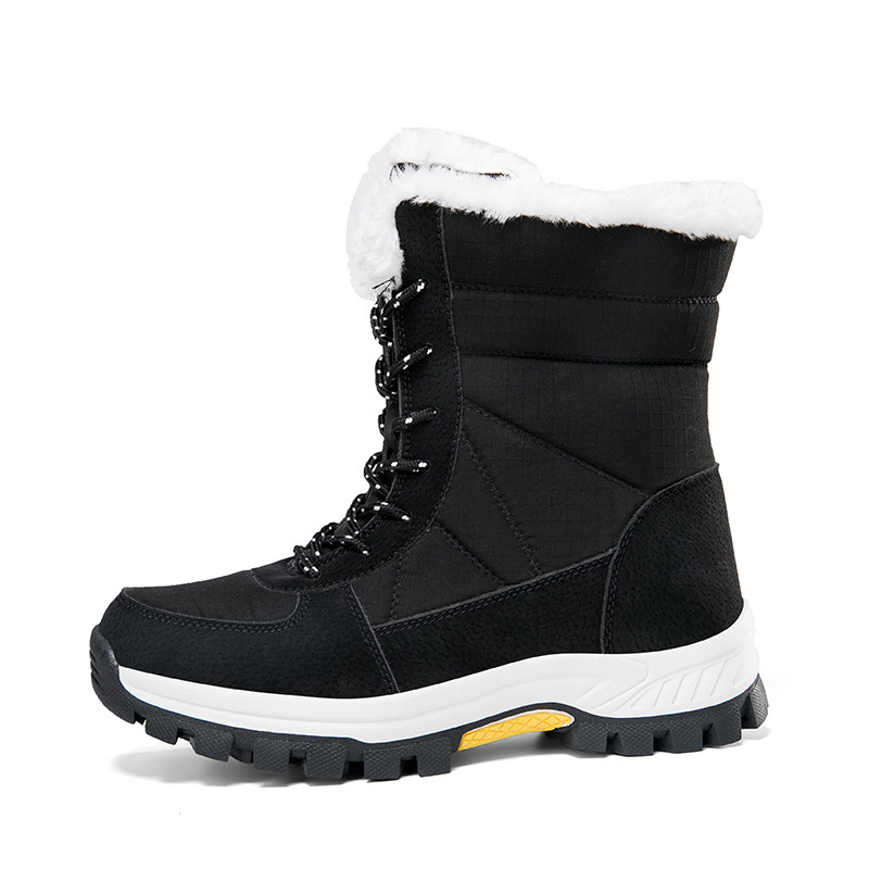Cotton-padded Shoes Waterproof Non-slip Outdoor Mid-calf Cold-proof Snow Boots - Image 6