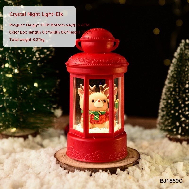 Creative Santa Claus Storm Lantern Creative Small Night Lamp — изображение 5