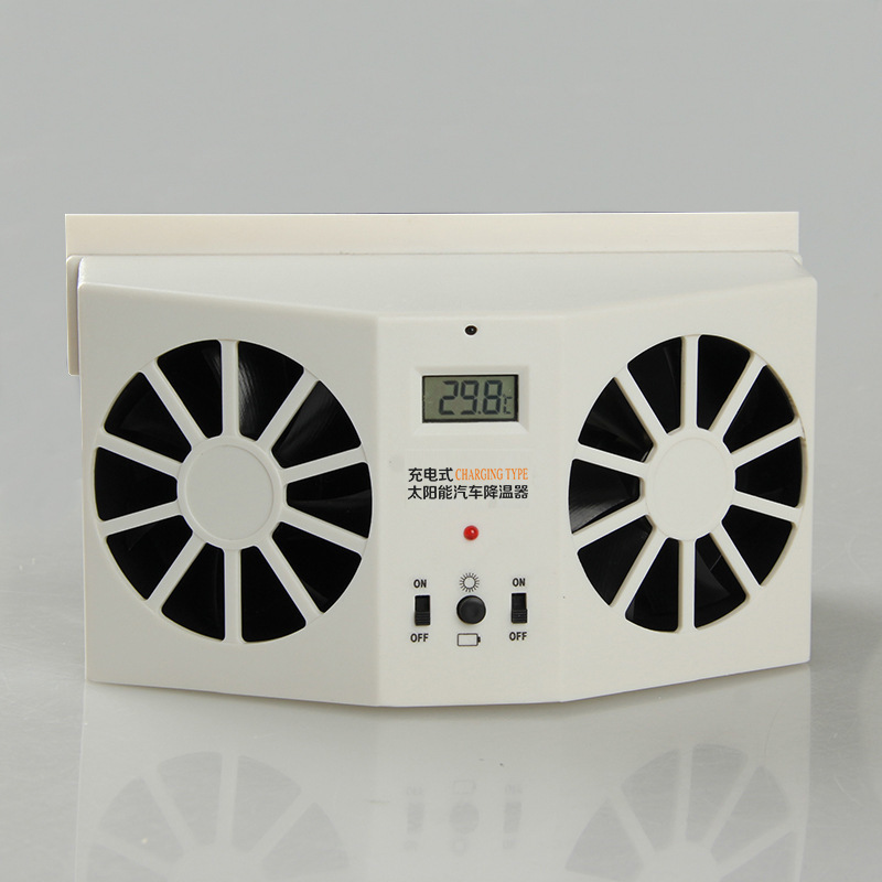 2W Car Solar Exhaust Fan Solar Car Exhaust Fan Car With Solar Cooling Artifact - Image 9