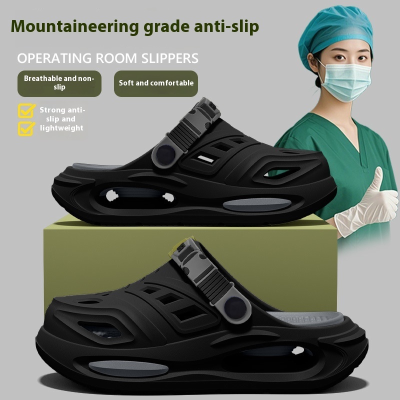 Slippers Men's Summer Outdoor Hole Shoes Deodorant And Non-slip - Image 9