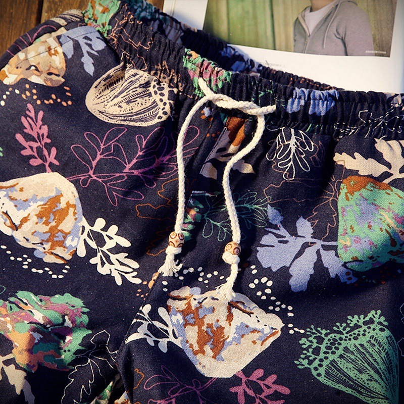 Men's Cropped Shorts Loose Beach Pants Casual Pants — изображение 9