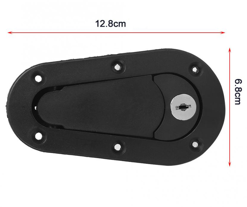 Racing car modified parts front cover lock hood lock hood lock - Image 3